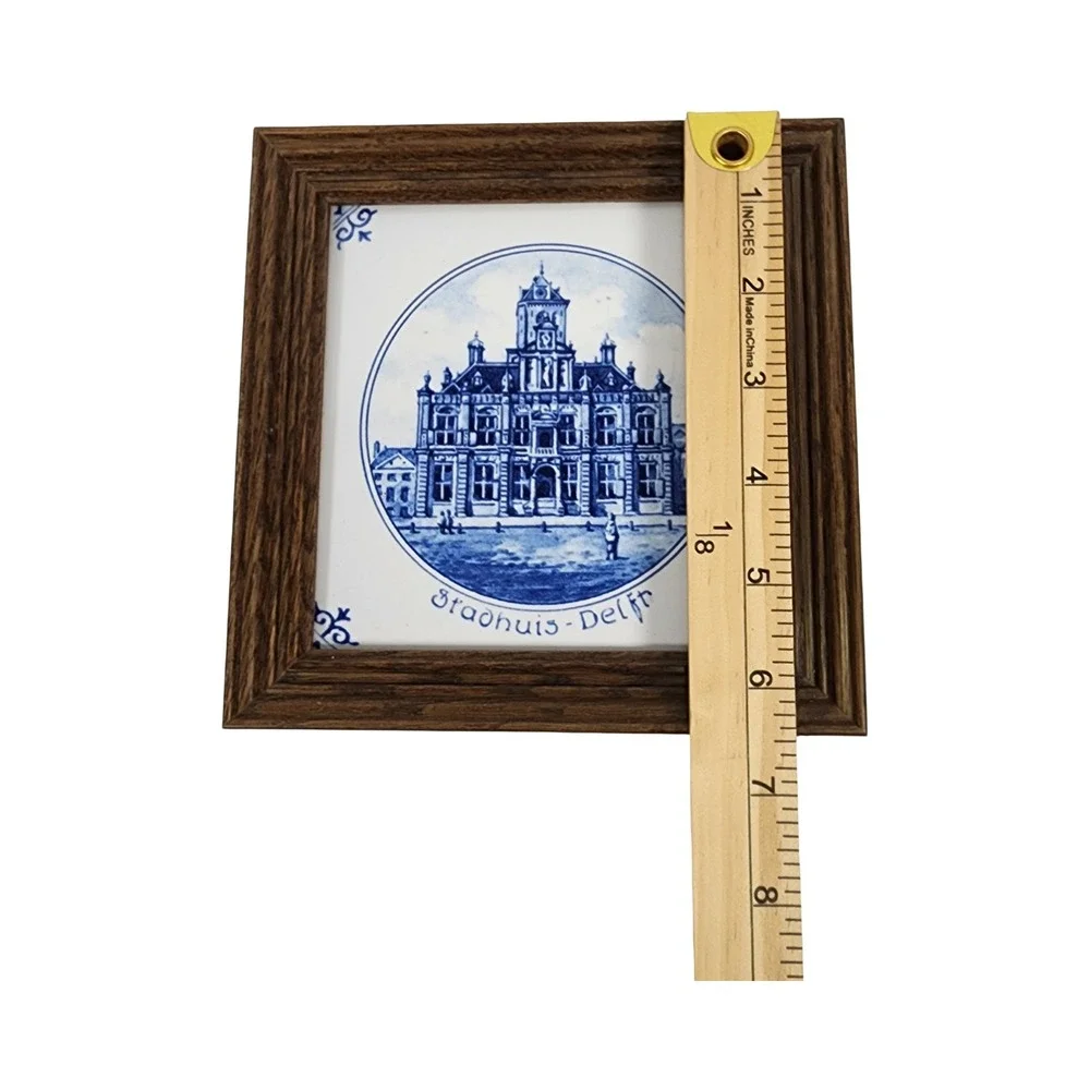 Delft framed blue